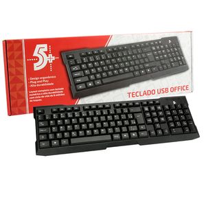 Teclado Com Fio USB Office 015-0041 Preto