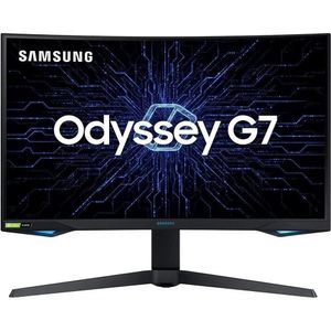 Monitor Gamer Samsung 27" Odyssey G7 QHD 240Hz HDMI Preto