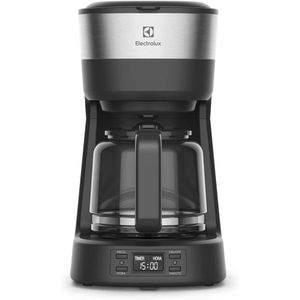 Cafeteira Elétrica Electrolux ECM25 com Timer Preto Inox 220V