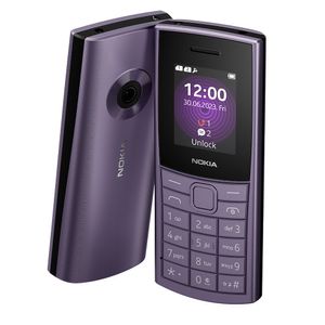 Celular Nokia 110 4G Toolkit Dual Chip 1,8" Radio FM Roxo