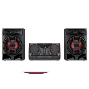 Mini System LG Xboom CK43N 220W RMS Graves Potentes Preto