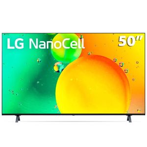 Smart TV 50" LG 4K NanoCell HDMI Nvidia GeForce Now Preto