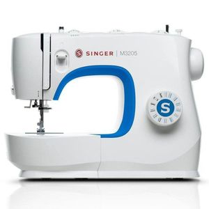 Máquina de Costura Singer M3205 Branco e Azul 220V