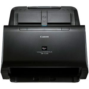 Scanner Canon DR-C230 A4 ADF 60IPM USB Colorido Preto Bivolt