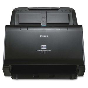 Scanner Canon DR-C240 A4 ADF 90IPM USB Colorido Preto Bivolt