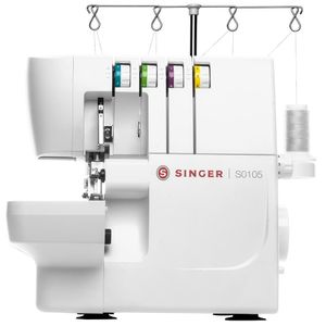 Máquina de Costura Singer Overloque S0105 6 Pontos Branca 127V