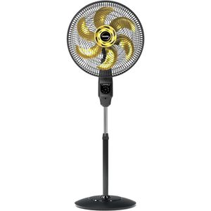 Ventilador de Coluna Mallory Chronos 40cm Preto e Dourado 127V