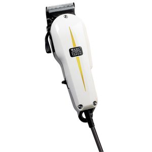 Máquina de Cortar Cabelo Wahl Super Taper Branco 220V