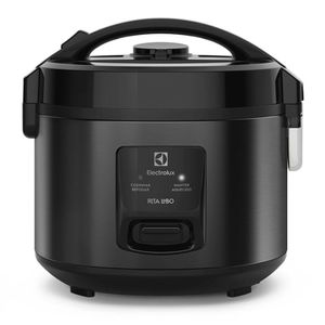 Panela de Arroz Elétrica Electrolux 2L ERC10 2 em 1 Preto 127V