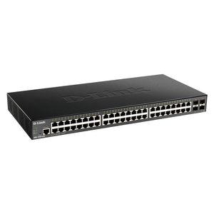 Switch D-Link 52 Portas DGS-1250-52X e 10 Gigabits Preto