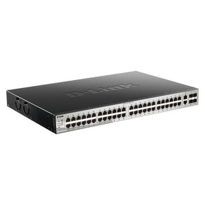 Switch D-Link 24 Portas DGS-3130-54TS L3 Gigabit Gerenciável Preto