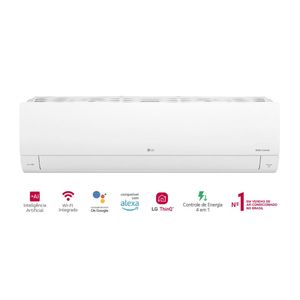 Unidade Interna LG Dual Inverter Voice +AI 24.000 BTU Quente e Frio Branco 220V