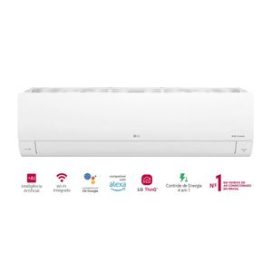 Ar-Condicionado LG Dual Inverter Voice +AI 24.000 BTU Quente e Frio Branco 220V