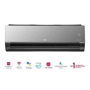 Ar-Condicionado LG Dual Inverter Voice ARTCOOL +AI 18.000 BTU Frio Cinza Escuro 220V