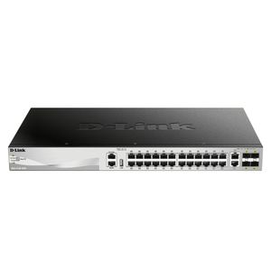 Switch D-Link 30 Portas DGS-3130-30TS L3 Gigabit Gerenciável Preto