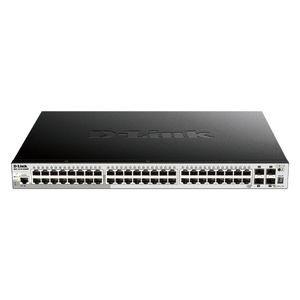 Switch D-Link 52 Portas DGS-1510-52XMP SmartPro Gigabit Max PoE Preto