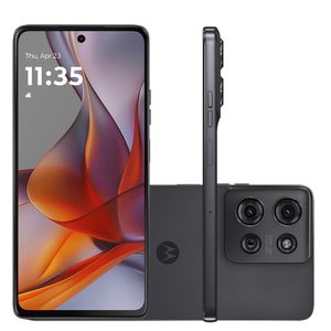 Smartphone Motorola Moto g75 5G - 256GB 16GB (8GB RAM+8GB Ram Boost) e 50MP Sony Lytia 600 Camera Moto AI Ultrarresistencia militar - Preto