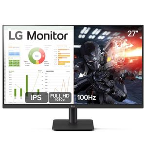 Monitor Gamer LG 27" Full HD, IPS, 100Hz, HDMI, 27MS500-B Preto