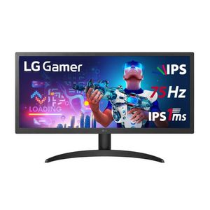 Monitor LG UltraWide 26" Full HD, IPS, 75Hz, HDR10, 26WQ500B Preto