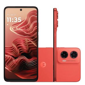 Smartphone Motorola Moto g35 5G - 256GB 12GB (4GB RAM+8GB Ram Boost) e Camera 50MP com AI NFC Tela 6.7" com Superbrilho - Coral