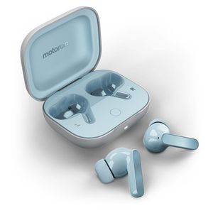 Fone de Ouvido Motorola Moto Buds Sem Fio Bluetooth PG38 Light Blue