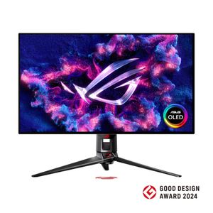 Monitor Gamer Asus ROG Swift 32" OLED 4K 240Hz ou FHD 480Hz 0.03MS Preto