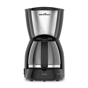 Cafeteira Britânia 18 Cafézinhos BCF19A Jarra de Vidro 550W Inox 127V