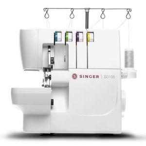 Máquina de Costura Singer Overloque S0105 6 Pontos Branco 220V