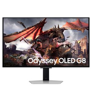 Monitor Gamer Samsung 32" Odyssey OLED G8 240Hz 4K Prata