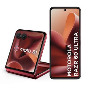Smartphone Motorola Razr 60 Ultra 5G 1TB 32GB de RAM Vermelho