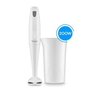 Mixer de Mão Elgin 700ml 2 em 1 200W MIX10 Branco 127V